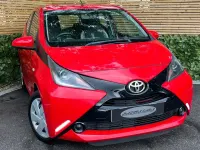 Used Toyota Aygo X-play 69 HP (50 kW) 2017 Red Hatchback