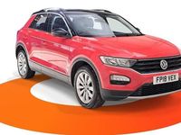 Used VW T-Roc SE 115 HP (84 kW) 2018 Red SUV