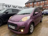 Used Peugeot 107 Allure 68 HP (50 kW) 2012 Mauve/purple Hatchback