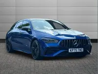 Used Mercedes CLA35 AMG Premium Plus 301 HP (221 kW) 2025 Blue Coupe