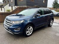 Used Ford Edge Titanium 180 HP (132 kW) 2017 Blue SUV
