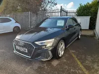 Used Audi A3 S-Line 110 HP (80 kW) 2023 Black Sedan