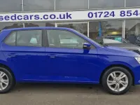 Used Skoda Fabia SE 60 HP (44 kW) 2021 Blue Hatchback