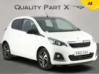 Used Peugeot 108 Allure 72 HP (52 kW) 2021 White Hatchback