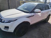 Begagnad Land Rover Range Rover evoque Pure 2012 Vit SUV