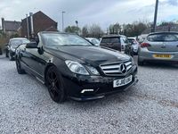 Used Mercedes E350 2010 Black Cabriolet