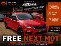 Used Skoda Octavia vRS 184 HP (135 kW) 2018 Red Estate