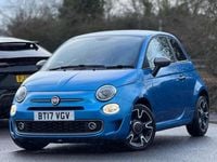 Used Fiat 500S S 69 HP (50 kW) 2017 Blue Hatchback