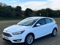 Used Ford Focus Titanium 125 HP (91 kW) 2016 White Hatchback