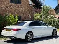 Used Mercedes S500L AMG line 2021 White Sedan