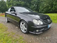 Begagnad Mercedes CLK280 2009 Svart Cab