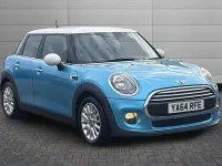 Used Mini Cooper D 116 HP (85 kW) 2015 Blue Hatchback