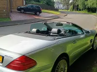 Used Mercedes SL500 2002 Silver Cabriolet
