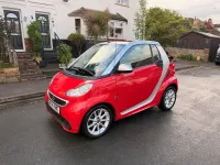 Used Smart ForTwo Cabrio Passion 71 HP (52 kW) 2014 Red Cabriolet