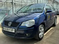 Used VW Polo Match 80 HP (58 kW) 2008 Blue Hatchback