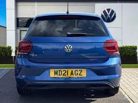 Used VW Polo Match 95 HP (69 kW) 2021 Blue Hatchback