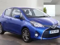 Used Toyota Yaris 69 HP (50 kW) 2015 Blue Hatchback