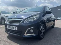 Used Peugeot 108 Allure 82 HP (60 kW) 2016 Blue Hatchback