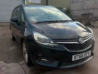 Used Vauxhall Zafira SRi 140 HP (102 kW) 2016 Green MPV