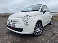 Used Fiat 500 Pop 69 HP (50 kW) 2009 White Cabriolet