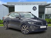 Used VW T-Roc Cabriolet R-line 150 HP (110 kW) 2021 Black Cabriolet