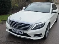 Used Mercedes S350L AMG line 254 HP (186 kW) 2015 White Sedan