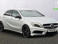 Used Mercedes A45 AMG Exclusive 360 HP (264 kW) 2015 Silver Hatchback