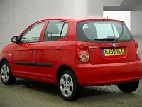 Used Kia Picanto 64 HP (47 kW) 2009 Red Hatchback