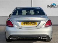 Used Mercedes C220 AMG Line Premium 194 HP (142 kW) 2019 Silver Sedan