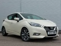 Used Nissan Micra Acenta 90 HP (66 kW) 2017 White Hatchback