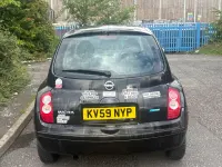 Used Nissan Micra Visia 2009 Black Hatchback