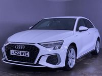 Used Audi A3 Sportback S-Line 2022 White Hatchback