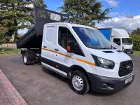 Used Ford Transit 130 HP (95 kW) 2018 White Cabriolet