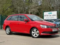 Used Skoda Fabia SE 90 HP (66 kW) 2016 Red Estate