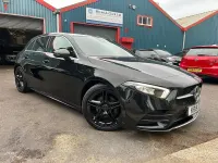 Used Mercedes A200 AMG line 2019 Black Hatchback