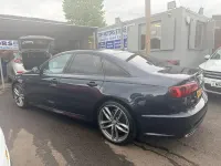 Used Audi A6 Black Edition 190 HP (139 kW) 2017 Blue Sedan