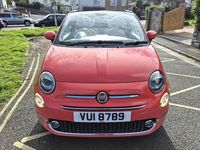 Used Fiat 500 Lounge 2016 Pink Cabriolet
