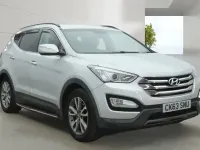 Used Hyundai Santa Fe Premium 197 HP (144 kW) 2013 Silver SUV
