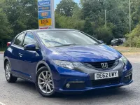 Used Honda Civic EX 2013 Blue Hatchback