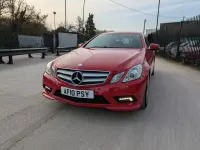 Used Mercedes E350 2010 Red Coupe