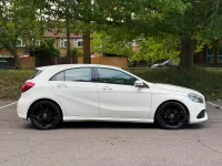 Used Mercedes A160 AMG line 2018 White Hatchback