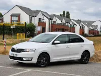 Used Skoda Rapid SE L 110 HP (80 kW) 2016 White Hatchback