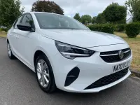 Used Vauxhall Corsa 75 HP (55 kW) 2020 White Hatchback