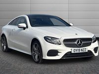 Used Mercedes E220 AMG line 194 HP (142 kW) 2019 Polar white Coupe