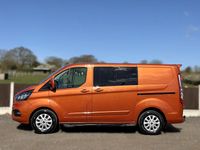 Used Ford Transit Custom Limited 170 HP (125 kW) 2021 Orange Van