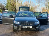 Used Skoda Octavia vRS 184 HP (135 kW) 2016 Black Hatchback