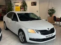 Used Skoda Octavia SE Drive 150 HP (110 kW) 2020 White Hatchback