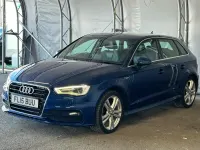 Used Audi A3 Sportback S-Line 2015 Blue Hatchback