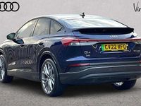 Used Audi Q4 Sportback e-tron Advanced 219 kW (299 HP) 2022 Blue SUV