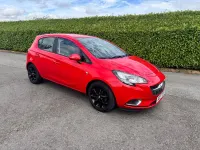 Used Vauxhall Corsa SRi 75 HP (55 kW) 2017 Red Hatchback